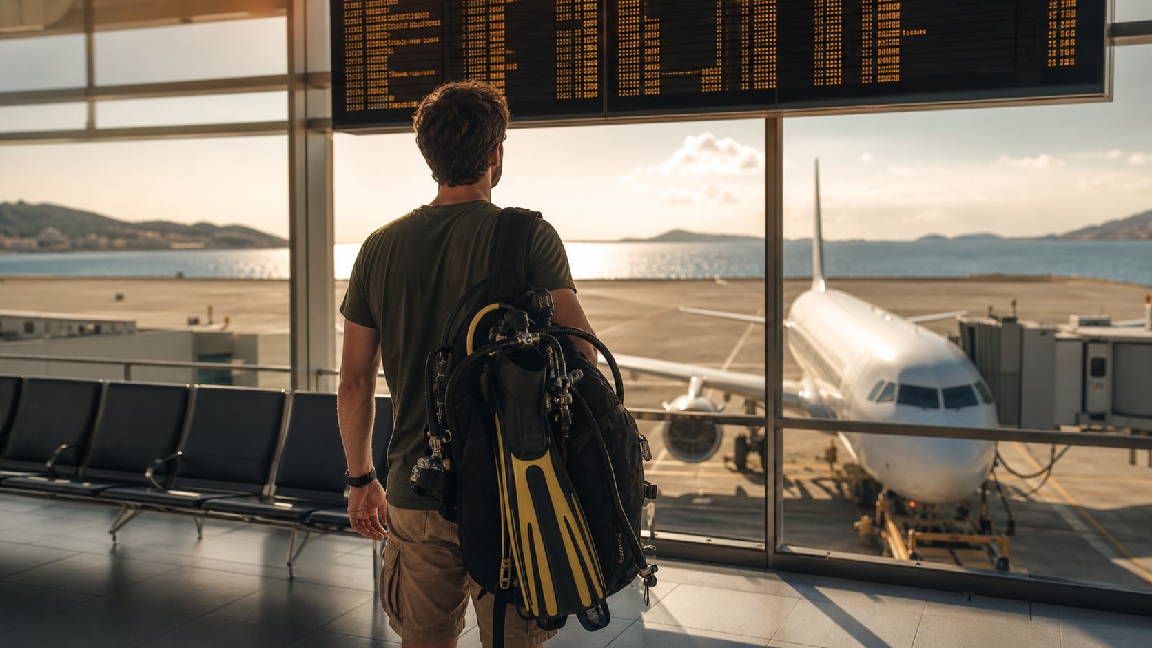 Fliegen nach dem Tauchen: Die 24-Stunden-Regel erklärt